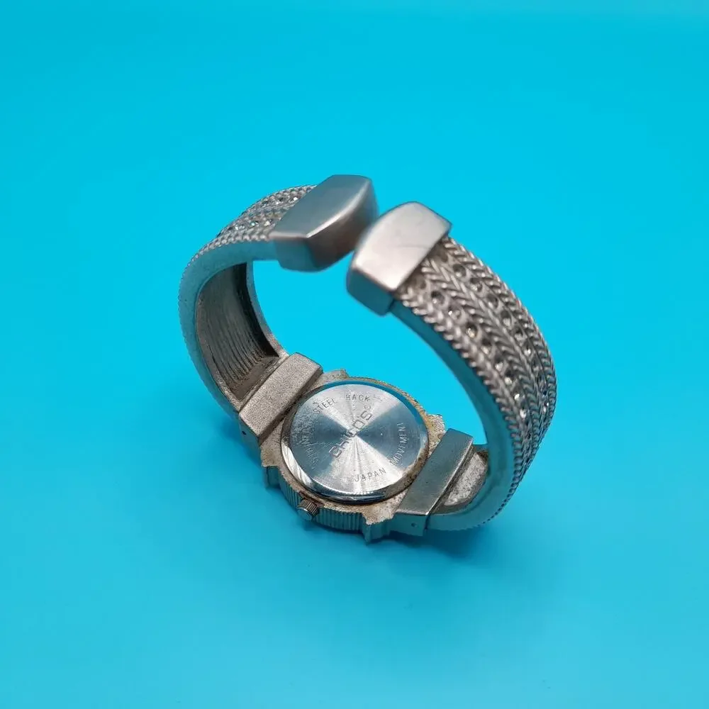 Chico’s Womens Bracelet Cuff Watch, Needs Battery, Japanese Movement